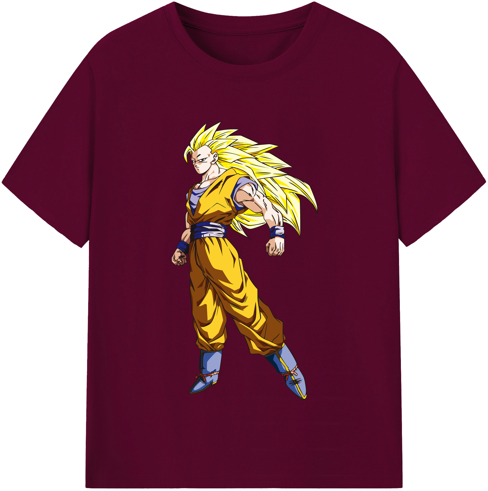 （画像用） ドラゴンボール 孫悟空（そん ごくう）Son Goku カカロット DRAGON BALL Kakarotto レディースカジュアルプリントTシャツ（綿100％）